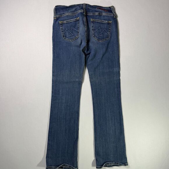 Vigoss Florence Bootcut Jeans, Size 7m, Medium Wash, Distressed, Buttons 2/$50 - Picture 3 of 16